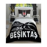 Taç Lisansli Beşiktaş Kapitoneli Tek Kişilik Nevresim Takımı