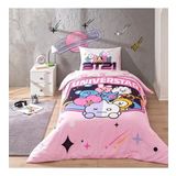 Taç Lisanslı BT21 Universtar Pamuk Tek Kişilik Nevresim Takımı