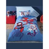 Taç Lisanslı Dh Spidey And Friends Pamuk Tek Kişilik Nevresim Takımı - Renkli - 160 x 220 cm