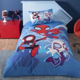 Taç Lisanslı Dh Spidey And Friends Tek Kişilik Nevresim Takımı - Renkli - 100 x 200 cm