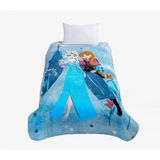 Taç Lisanslı Disney Frozen Flower Power Tek Kişilik Battaniye