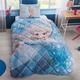 Taç Lisanslı Disney Frozen Tek Kişilik Yorgan