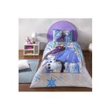 Taç Lisanslı Disney Frozen Winter Tek Kişilik Pamuk Nevresim Takımı