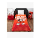 Taç Lisanslı Disney Mickey Mouse Classic Red Tek Kişilik Battaniye
