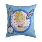 Taç Lisanslı Disney Princess Cinderella Kırlent Yastık 40 x 40 cm - Renkli