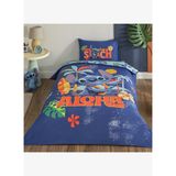 Taç Lisanslı Disney Stitch Aloha Tek Kişilik Pamuk Nevresim Takımı 100