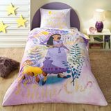 Taç Lisanslı Disney Wish Tek Kişilik Pamuk Nevresim Takımı - Renkli - 160 x 220 cm