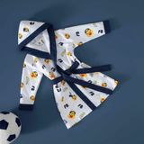 Taç Lisanslı Fenerbahçe Baskılı 4-6 Yaş Bebek Bornoz - Renkli