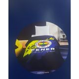 Taç Lisanslı Fenerbahçe Fanatik Tek Kişilik Battaniye - Çok Renkli - 160 x 220 cm