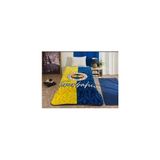 Taç Lisanslı Fenerbahçe Klasik Tek Kişilik Battaniye - 160 x 220 cm - Sarı