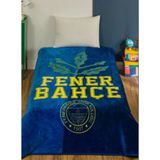 Taç Lisanslı Fenerbahçe Palamut Logo Tek Kişilik Battaniye 2026 Yeni Model