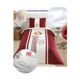 Taç Lisanslı Galatasaray 1905 Glow Tek Kişilik Pamuk Nevresim Takımı Yorgan Yastık