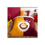 Taç Lisanslı Galatasaray 5.Yıldız 120X200Cm Lastikli Çarşaflı Tek Kişilik Nevresim Takımı