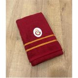 Taç Lisanslı Galatasaray Arma Pamuk 50X90 cm Yüz Havlusu Kırmızı - 50 x 90 cm - Kırmızı - Sarı
