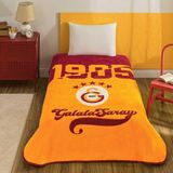 Taç Lisanslı Galatasaray Battaniye %100 Pamuk 160 x 220 cm Renkli - Sarı - Kırmızı