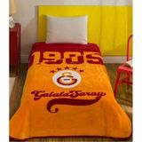 Taç Lisanslı Galatasaray Battaniye - Sarı - Kırmızı - 160 x 220 cm