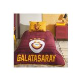 TAÇ Lisanslı Galatasaray Stripe Tek Kişilik Yatak Örtüsü Seti