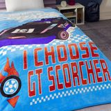 Taç Lisanslı Hot Wheels Lets Race Battaniye Tek Kişilik