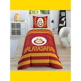 Taç Lisanslı Kapitoneli Nevresim Takımı Galatasaray Kırmızı Tek Kişilik - 160 x 200 cm