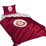 Taç Lisanslı Nevresim Takımı Gs Kırmızı Logo Nevresim Takımı Çok Renkli Tek Kişilik