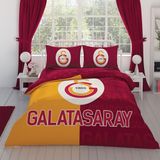 Taç Lisanslı Nevresim Takımı Gs Parçalı Logo Nevresim Takımı Çok Renkli Çift Kişilik