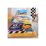 Taç Lisanslı Nevresim Takımı Hot Wheels Let's Tek Kişilik