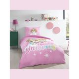 Taç Lisanslı Nevresim Takımı Paw Patrol Skye Glitter Tek Kişilik - 160 x 220 cm - Pembe