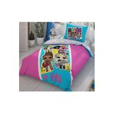 Taç Lisanslı Nevresim Takımı Tek Kişilik Lol Surprise Lastikli 160 Cm X 220 Cm