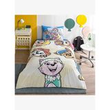 Taç Lisanslı Paw Patrol Cloud Tek Kişilik Pamuk Nevresim Takımı