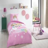 Taç Lisanslı Paw Patrol Sky Glitter Tek Kişilik Nevresim Takımı - 160 x 220 cm - Acı Kahve