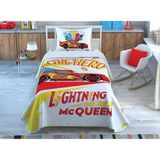 Taç Lisanslı Pike Takımı D. Cars Kachow Queen 120X200 Tek Kişilik - Kırmızı