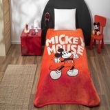 TAÇ Lisanslı Polyester Disney Mıckey Mouse Classıc Red Battaniye Çok Renkli Tek Kişilik
