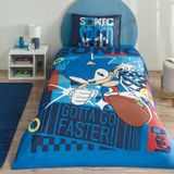 Taç Lisanslı Sonic Classic Pamuk Tek Kişilik Nevresim Takımı 000000001000049039 Çok Renkli