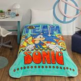 Taç Lisanslı Sonic Modern Tek Kişilik Battaniye - 160 x 220 cm - Yeşil