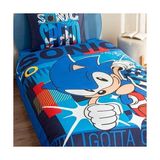 Taç Lisanslı Sonic Pamuk Tek Kişilik Nevresim Takımı - 001-Renkli - 100 x 100 cm