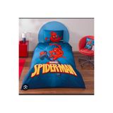 Taç Lisanslı Spiderman Classic 120X200Cm Lastikli Çarşaflı Tek Kişilik Nevresim Takımı