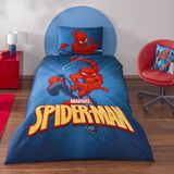 Taç Lisanslı Spiderman Classical Tek Kişilik Pamuk Nevresim Takımı - Renkli - 160 x 220 cm