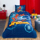 Taç Lisanslı Spiderman Dark Tek Kişilik Yatak Örtüsü Seti 160 x 230 cm Pamuk - Polyester Malzeme Özellikleri - Çok Renkli