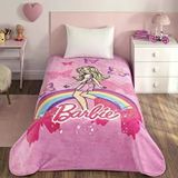 Taç Lisanslı Tek Kişilik Çocuk Battaniye (160X220)-Barbie Sun