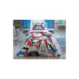 Taç Lisanslı Tek Kişilik Nevresim Takımı Star Wars Galactic Mission Lastikli 160 Cm X 220 Cm