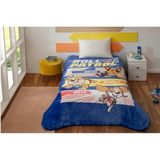 Taç Lisanslı Tek Kişilik Paw Patrol Team Battaniye - 150 x 200 cm - Göl Mavisi