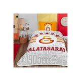 Taç Lisanslı Tek Kişilik Pike Takımı Galatasaray 5 Yıldız Logo