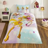 Taç Lisanslı Winx Magic Tek Kişilik Pamuk Nevresim Takımı - Renkli - 160 x 220 cm