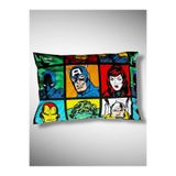 Taç Marvel Baskılı % 100 Pamuk Kumaş 1 Adet Yastık Kılıfı 50x70 Cm