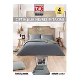 Taç Marwen Lacivert Ranforce Çift Kişilik Nevresim Takımı 200x220 cm