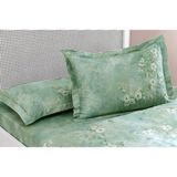Taç Out Lumine Model Volanlı % 100 Pamuk Saten 2'li Yastık Kılıfı 50X70 cm - Açık Yeşil - 50 x 70