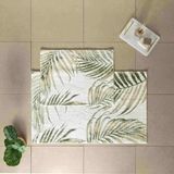 Taç Pamuklu 2'li Banyo Paspas Seti Palm ( Yeşil ) - 60 X 100 CM