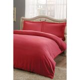 Taç Pauk Saten Basic Kırmızı Çift Kişilik Nevresim Takımı - 200 x 220 cm