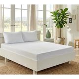 Taç Perfect Çift Kişilik ( 200 x 200 cm ) Fitted Sıvı Geçirmez Yatak Alezi - 200 x 200 x 30 cm - Beyaz