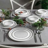 TAÇ Pierre Cardin Porselen Timeless Yemek Takımı Füme 6 Kişilik